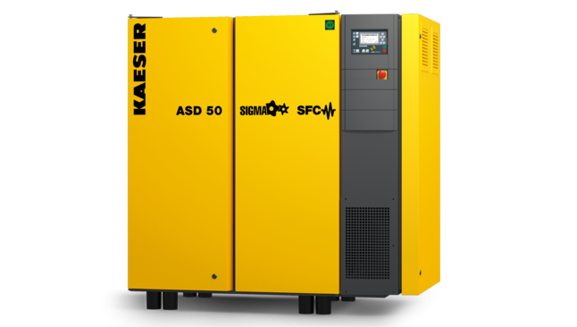 ASD rotary screw compressor