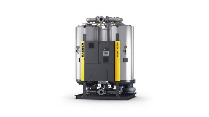 Heat-regenerating desiccant dryer 