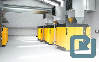 Heat recovery for the utilisation of exhaust heat and connection to an exhaust duct system