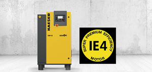 The new SM series rotary screw compressors featuring the the new SIGMA 06 compressor airend.